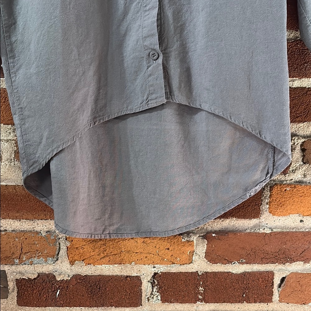 Gray Button-Up Shirt - Picture 4 of 5